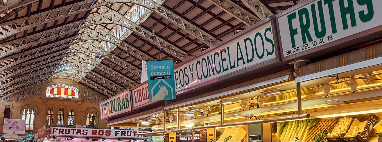 The Central Market of Valencia, València, Spain