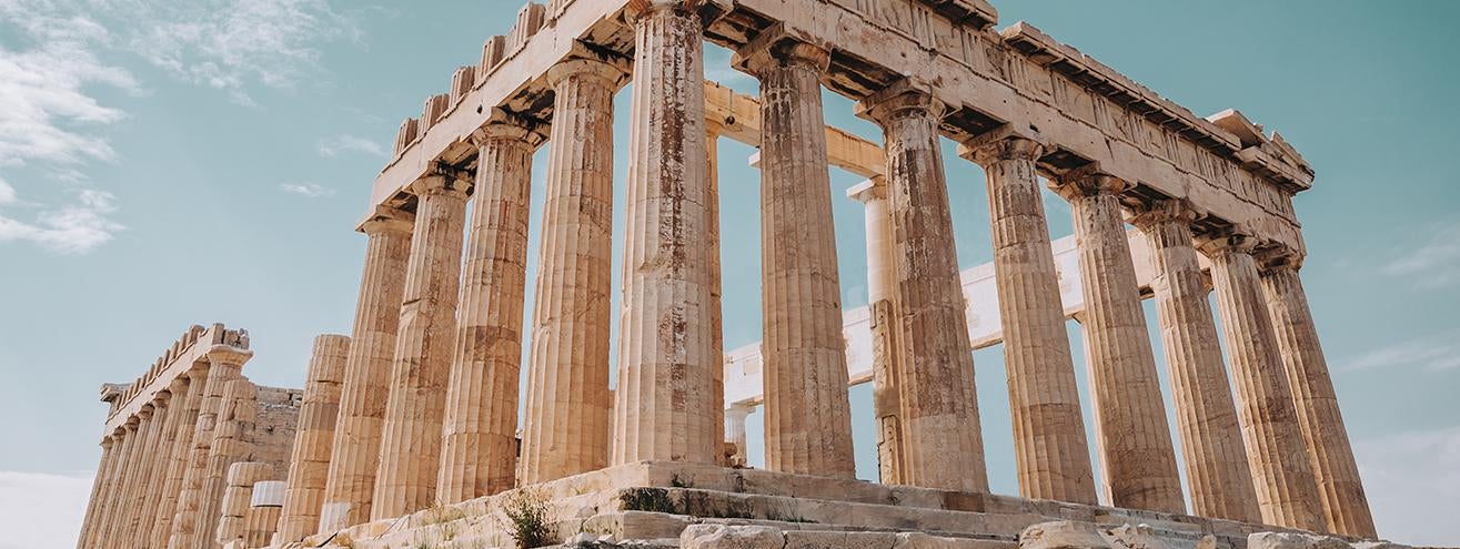 parthenon in athens greece Photo by Spencer Davis from Pexels
